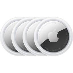 Apple AirTag - Etiqueta Bluetooth antipérdida para teléfono móvil, tableta (paquete de 4) - para iPhone/iPad/iPod