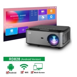 Proyector Rigal Rd-828 Android + Wifi + Bt 3800lm