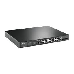 Switch TP-LINK TL-SG3428MP | 24 Puertos Gigabit PoE at/af, 4 SFP Gigabit, 2 Puertos Consola (micro-USB y RJ45)